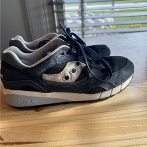 Saucony Black and Gray Kids' Athletic Sneakers
